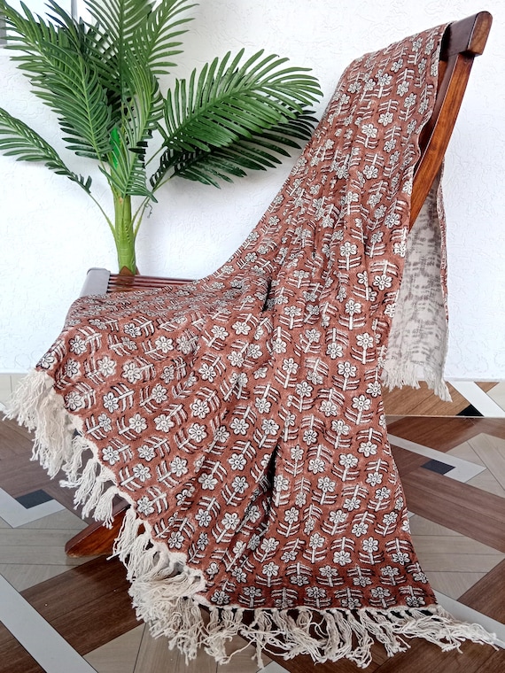 Premium vintage inspired throw Handmade Throw,