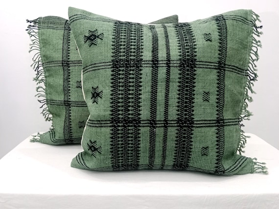 Cushion Pillow Cover Wool Bhujodi Handloom Pillow Cover Wool Cushion Cover