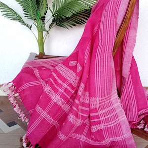 Artisan Handwoven Bhujodi Wool Throw Blanket | Indian Wool Bed Throw for Living Room or Bedroom | Cozy, Natural Home Decor Accent Piece