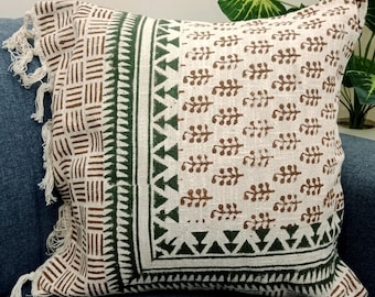 Pillow Cover Cushion cover All Size and Sofa Throw Home Decor Handmade  Pillow Cover Indian | Modern Pillow Handdblock print Handmade Throw