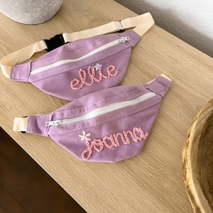 Childrens name embroidered belt bag/fanny pack image 3