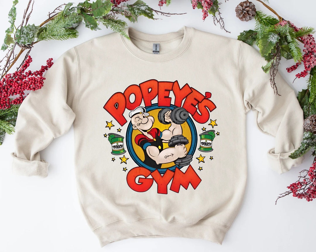 Popeye's Gym Png Popeye the Sailor Man Png Popeye Etsy