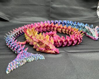 60 cm 3D Gedruckter Drache - Gelenkkörper - Druck auf Bestellung