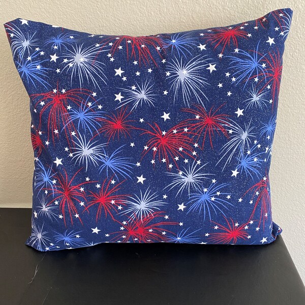 Patriotic Fourth of July / Summer pillow covers / Envelope Opening / 18 X 18