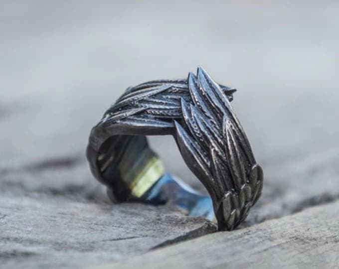 Raven Wings Ring. Gothic Ring, Custom Made. Gothic Jewellery. Etsy