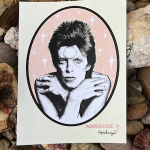 David Bowie Ziggy Stardust Print