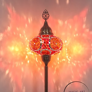 Colorful Mosaic Standing Lamp, Turkish Mosaic Stained Glass Floor Lamp, Mosaic  Standing Lamp, Turkish Floor Lights, Morrocan Lamp