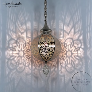 Moroccan Pendant Light Shadow Effect Hanging Lamp