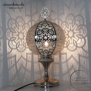 Moroccan Pattern Table Lamp Shade  Effect Pattern