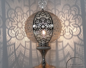 Turkish Pattern Table Lamp Shade  Effect Pattern