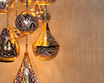 Moroccan Pattern Chandelier