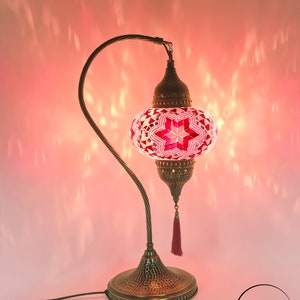 Bedside Lamp Turkish Mosaic Glass New Design