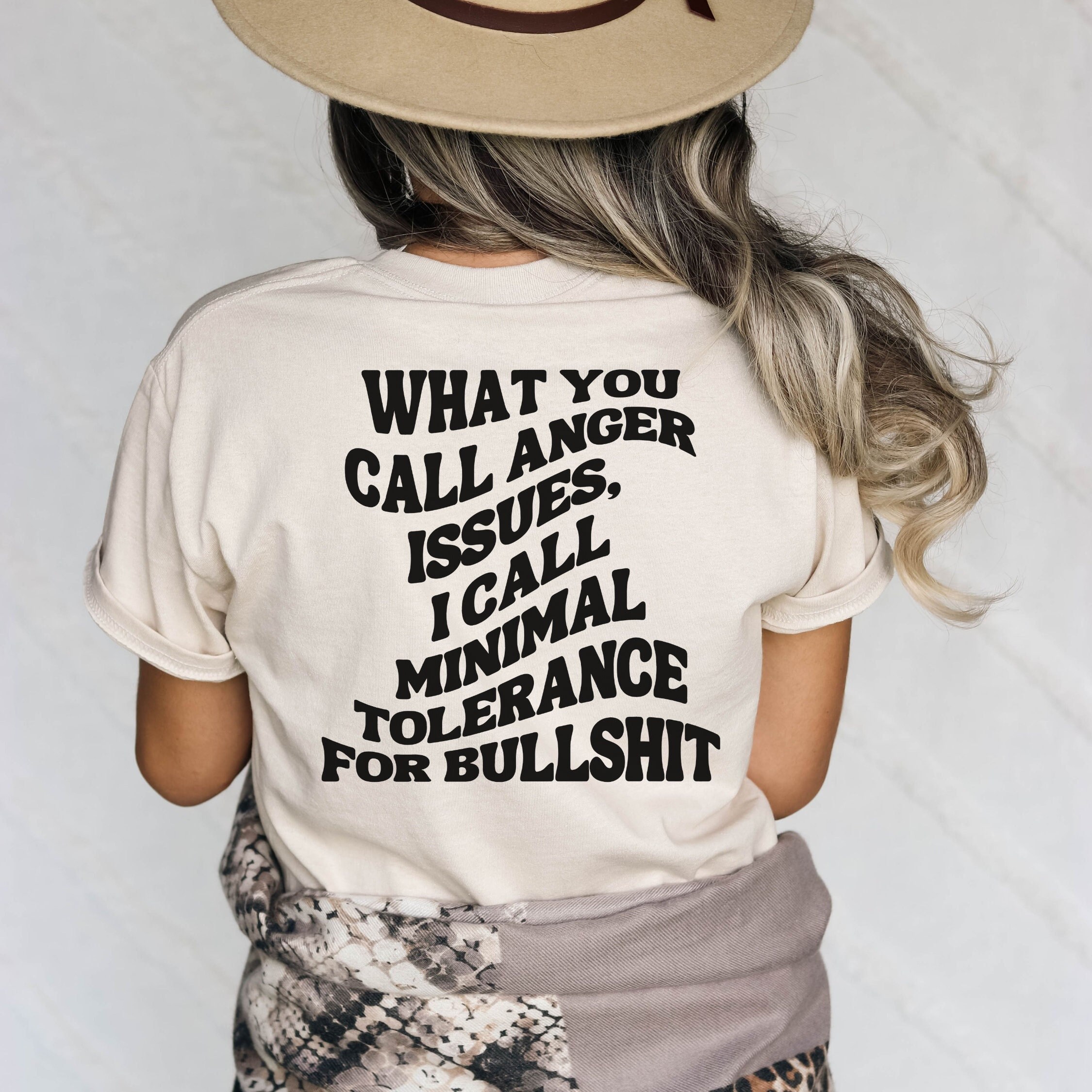 Anger Issues Saying, Minimal Tolerance Shirt, Attitude Shirt, Funny Saying Shirt, Have Better Ideas, CowGirl Tee, Smiley Face Tee, Sarcastic
