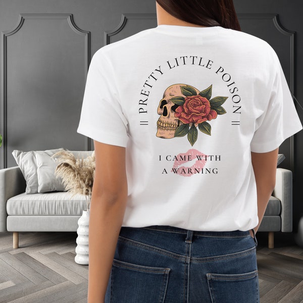Pretty Little Poison Skull Shirt, Warren Zeiders Shirt, Graphic Tee, Cowboy Tee, Country Music Tee, Nashville Shirt, Concert Shirt, Rodeo