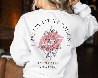 Pretty Little Poison Crewneck, Warren Zeiders Crewneck, Cowboy Crewneck, Country Music Crewneck, Festival Crewneck, Concert Crewneck,Western