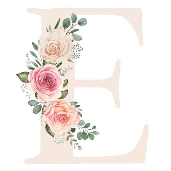 Wooden Letter E Etsy