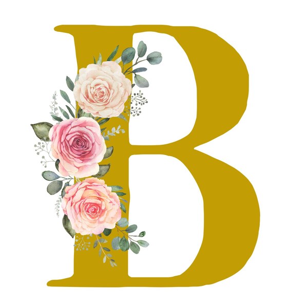 Wooden Letter B Etsy