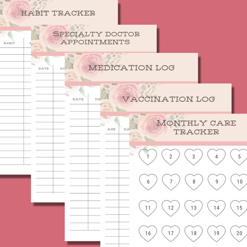 Ultimate Diabetes Binder Diabetes Tracker Blood Sugar Log Etsy