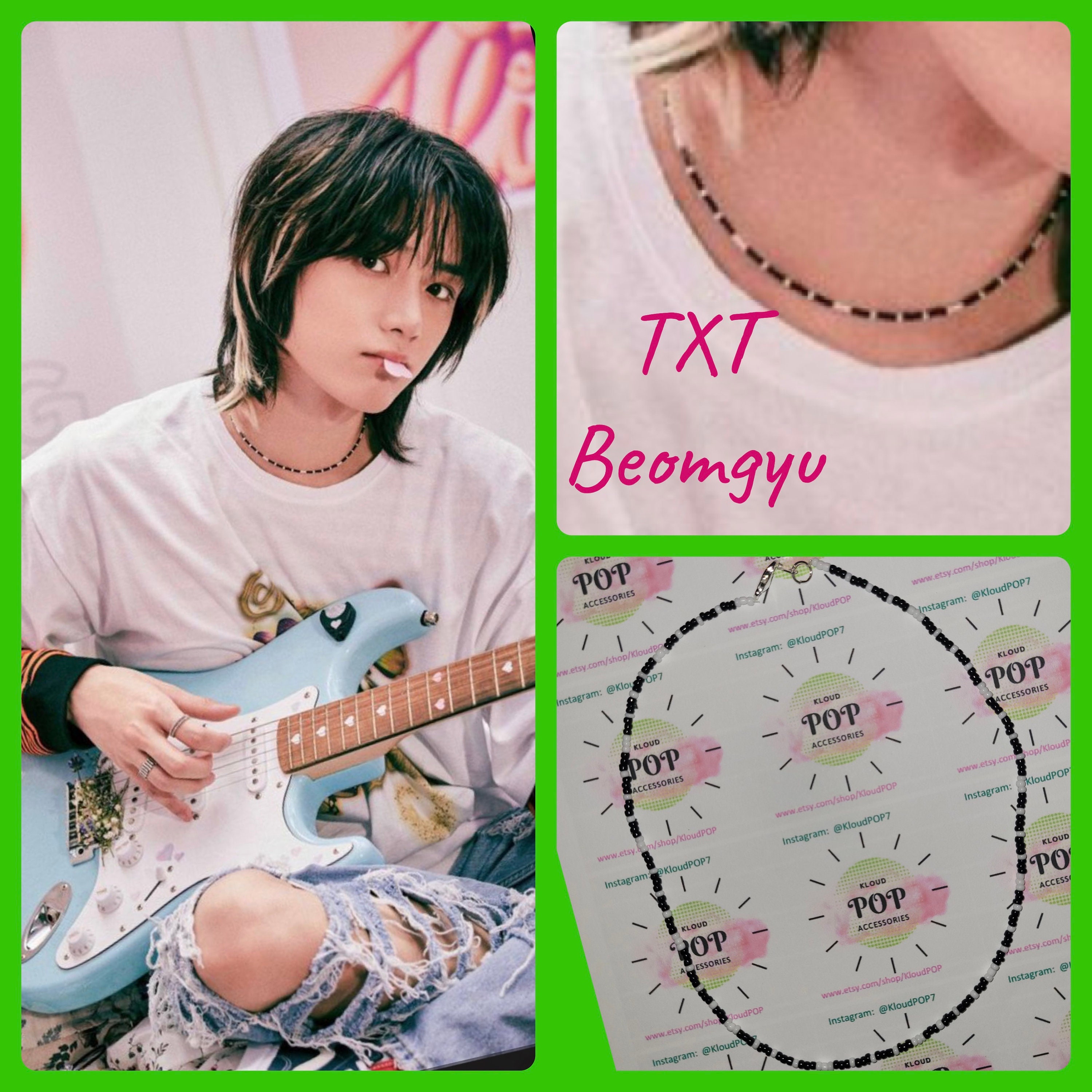 TXT Beomgyu Inspired Jewelry - Etsy