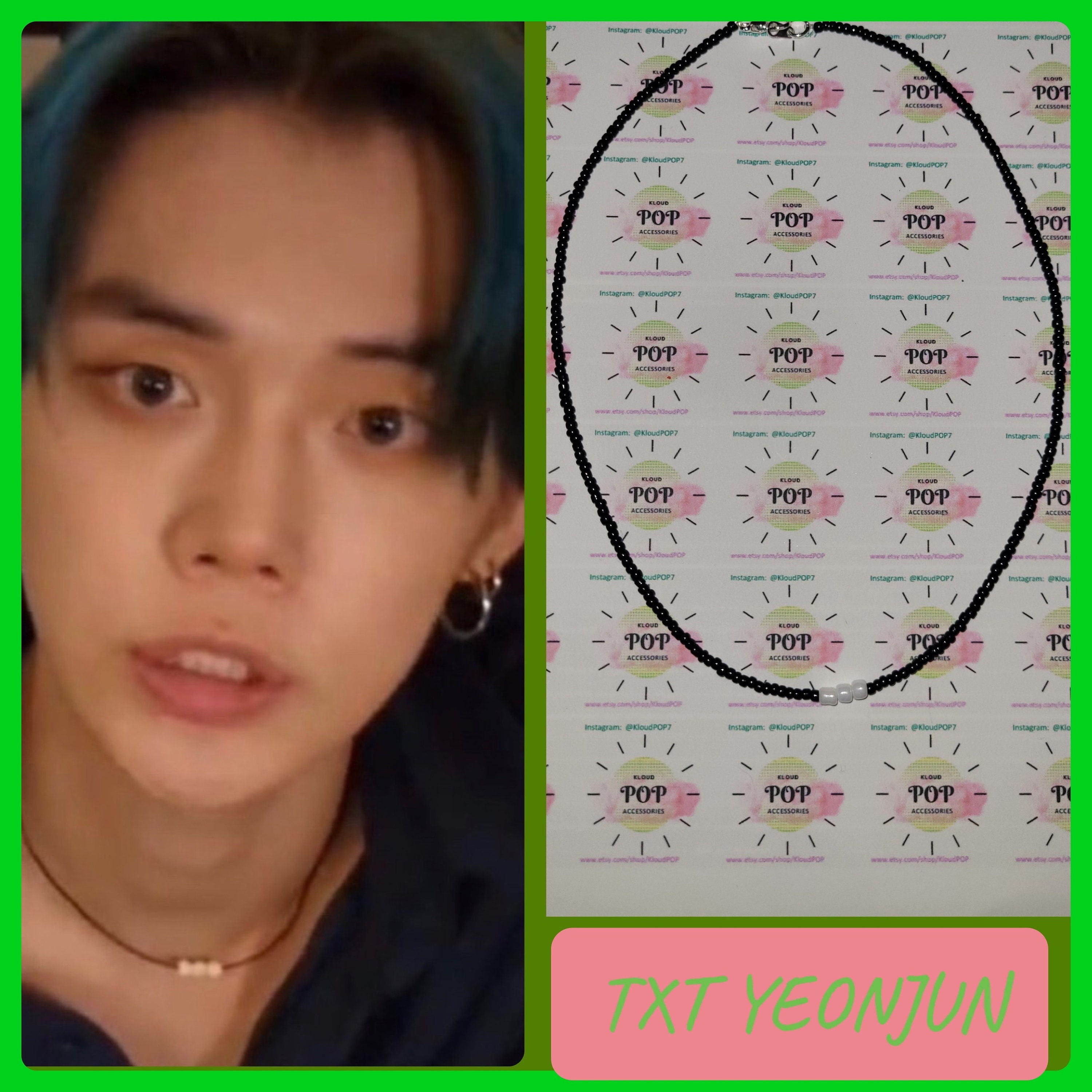 TXT Yeonjun Inspired Necklace - Etsy