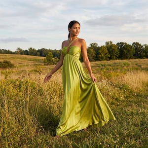 Chartreuse Wedding Dress - Etsy Chartreuse Wedding Dress - Etsy