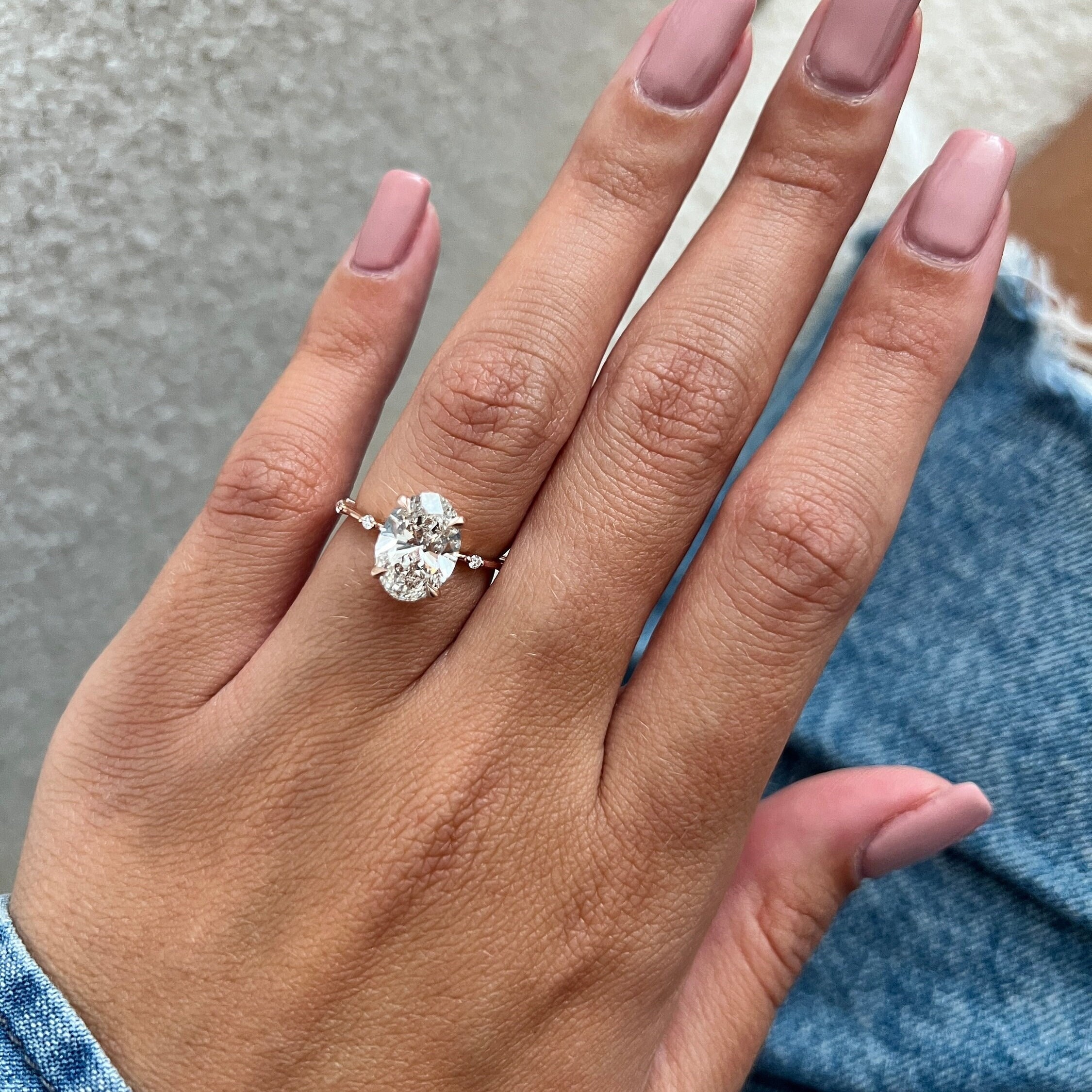 Oval Diamond Average Cost Of A Carat Diamond Ring Carat Oval Lab