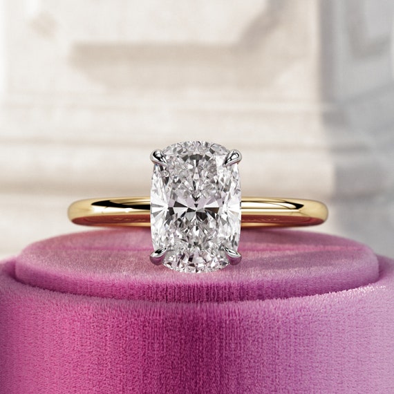 Cushion Cut Diamond Carat Tiffany Engagement Ring Price Carat