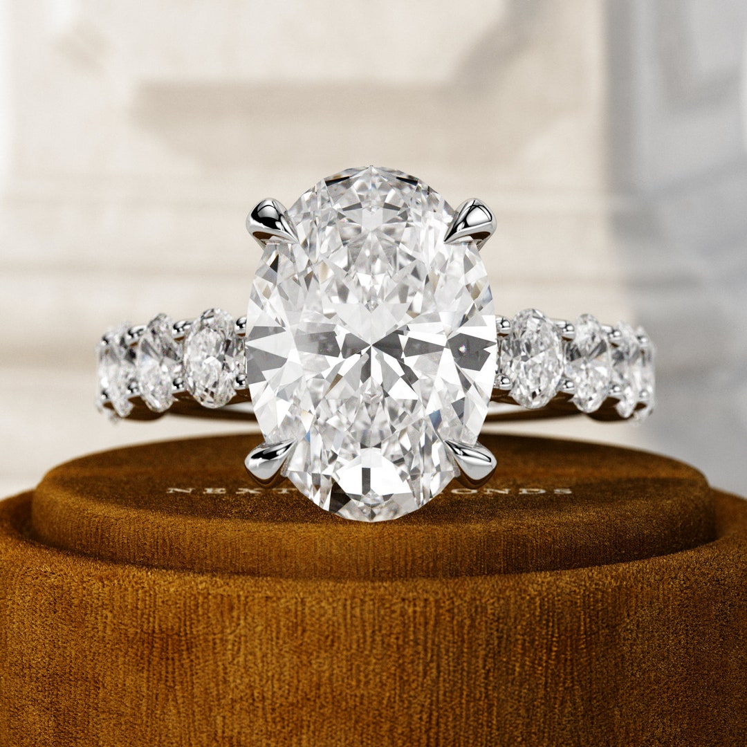 5ct E-VS1 オーバルラボグロウンダイヤモンド 指輪 プラチナ950 5ct E-VS1 ペアシェイプラボグロウンダイヤモンド 指輪 プラチナ