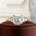 see more listings in the Asscher Engagement Rings section