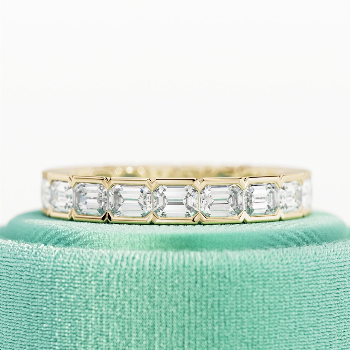 2.5 Carat Emerald Cut Lab Grown Diamond Eternity Ring wedding band. wedding jewelry rings. 2.5 Carat Emerald Cut Lab Grown Diamond Eternity Ring wedding band. wedding jewelry rings.