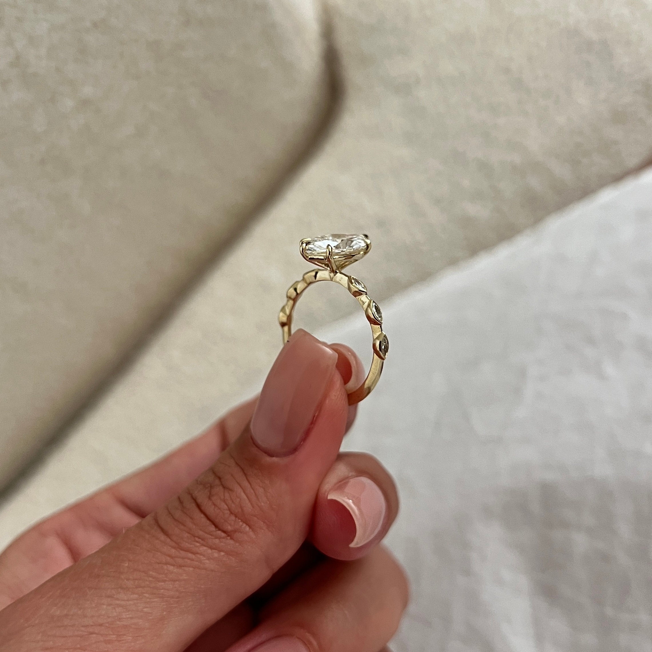 Anello Raggio di Sole con diamante fancy 15ct - Salvadori Diamond Atelier