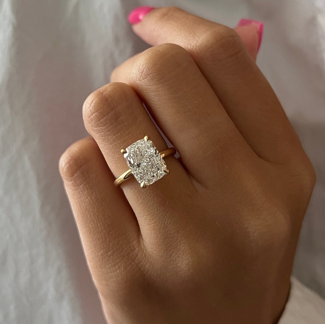 Bague Or 18 Carats Avec Diamants – Style éternité, Taille 54, Occasion En Excellent état