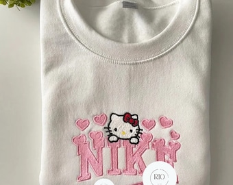Hello kitty sweatshirt nike - Etsy