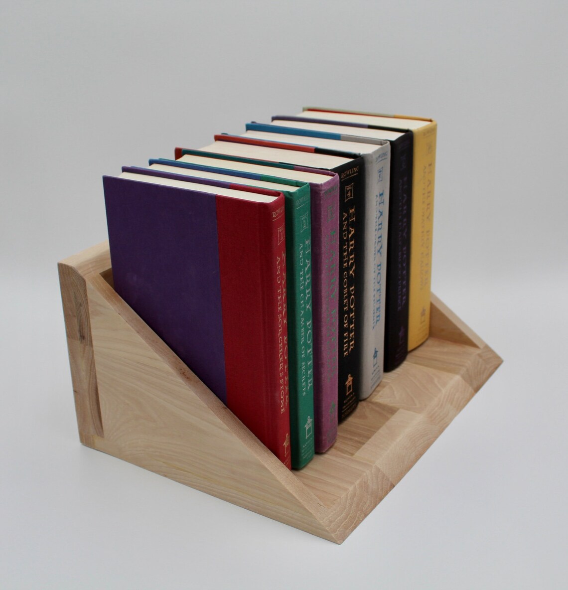 Hickory Floating Wall Shelf Perfect for Apartment Size Living Etsy