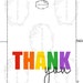 PRINTABLE Rainbow Thank You Card, INSTANT DOWNLOAD, 5x7 Colorful ...