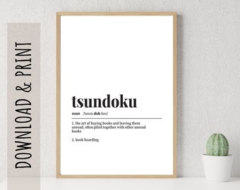 Kokoro Definition Print, Japanese Dictionary Artwork, Japandi Poster,  Nordic Print, Printable Wall Art, Typography Poster, Digital Download