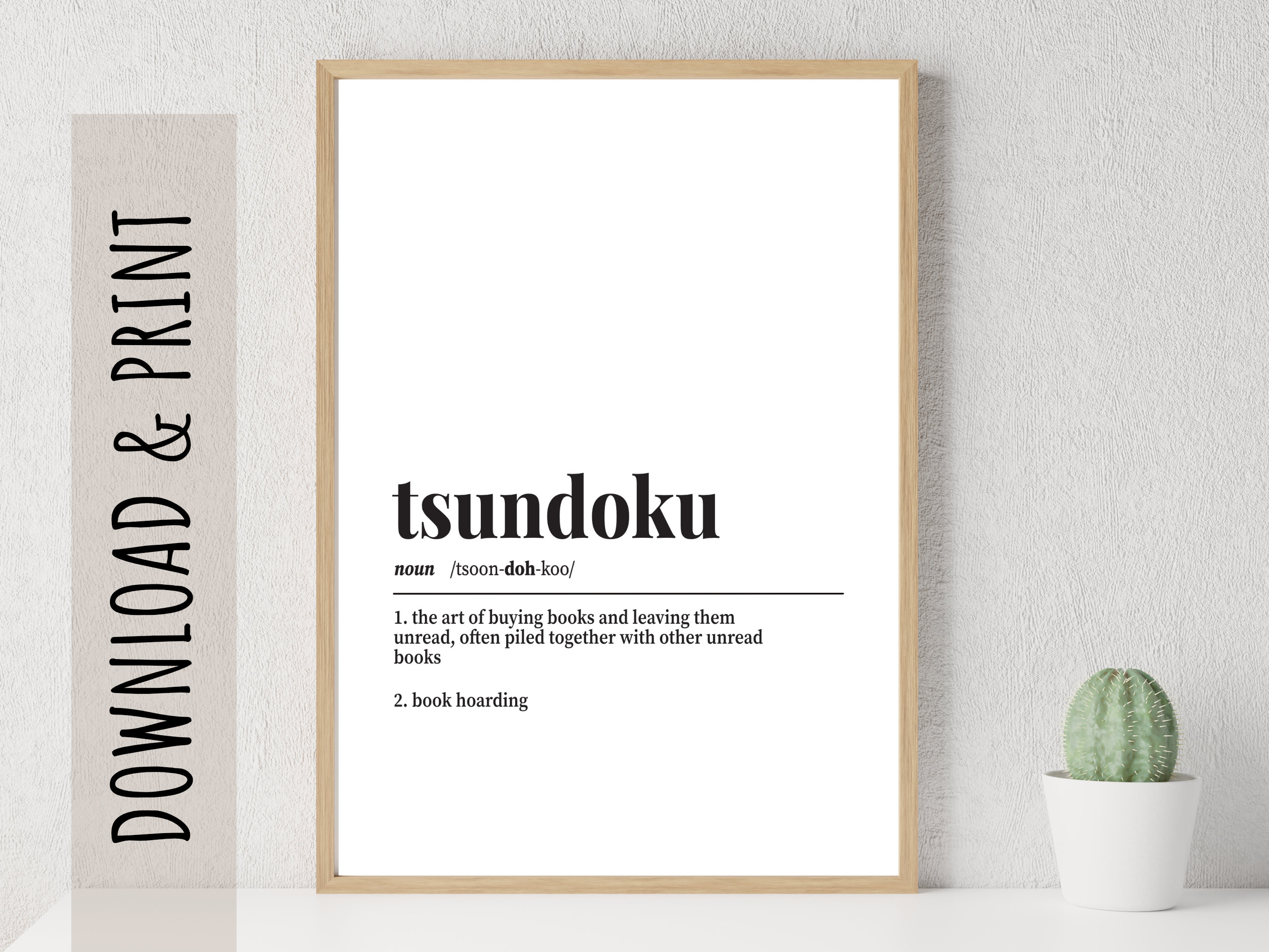 Kokoro Definition Print, Japanese Dictionary Artwork, Japandi Poster,  Nordic Print, Printable Wall Art, Typography Poster, Digital Download