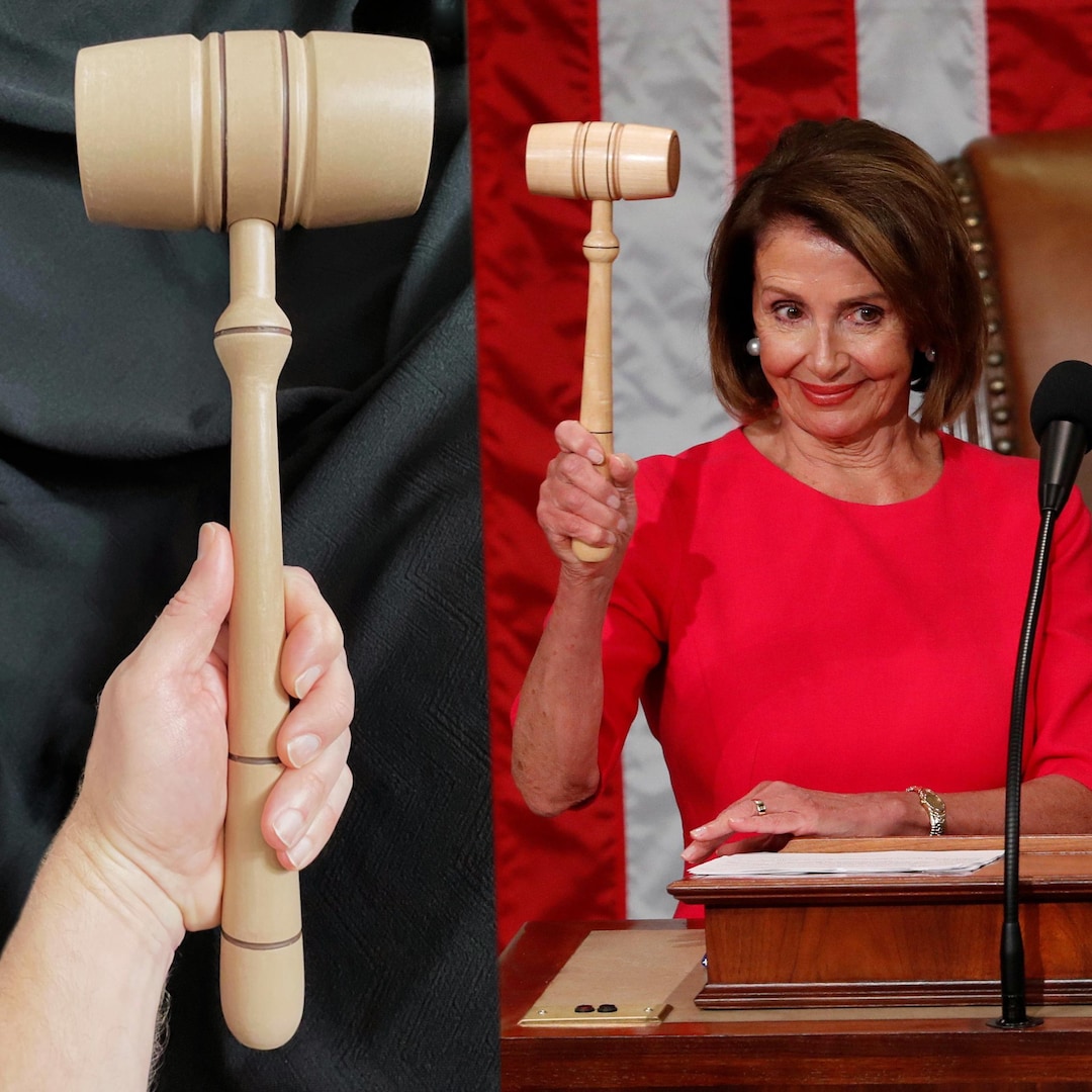 Nancy Pelosi Gavel - Precise Wood Replica - US House of Representatives ...