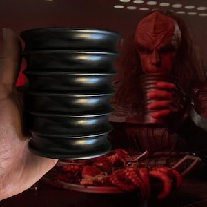 Klingon whisky glass - metal core - Star Trek: The Next Generation
