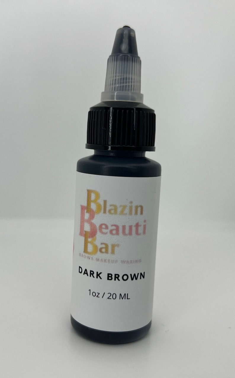 Eyebrow Tint Dark Brown Etsy