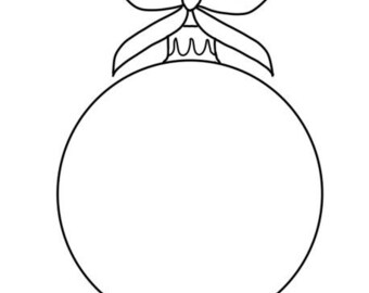 Ornament Christmas Ornament Bow Bauble SVG
