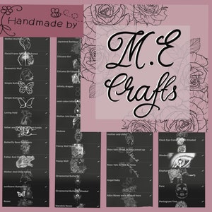 41 Tattoo designs, Tattoo stencils, procreate brushes, procreate stamps. Flowers, Geometric, roses, Japanese, ornamental, Mandela