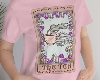 Tarot Card 'Spill The Tea' T-Shirt | Funny Gossip Gift