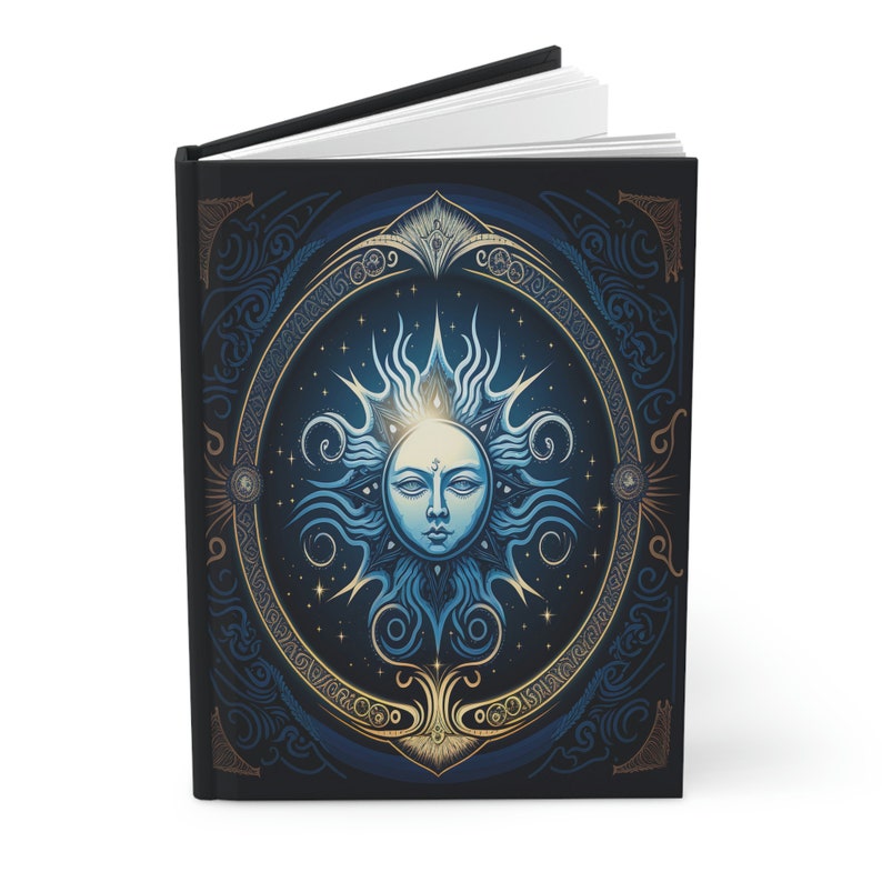 Blue Moon Celestial Journal | Night Sky Diary, Stars Notebook - Etsy