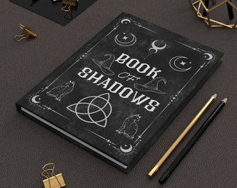 Book of Shadows Journal | Witchy Gothic Hardcover Notebook