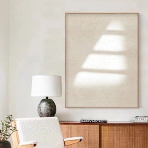 Beige Minimalist Art Beige Minimal Painting on Canvas Beige Minimal Wall Art Beige Abstract Painting White Abstract Art Beige Wall Decor