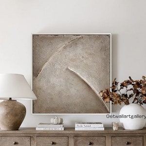 Wabi-Sabi wall art brown abstract wall art brown 3d textured wall art painting brown abstract art canvas bohemian painting earth tone art