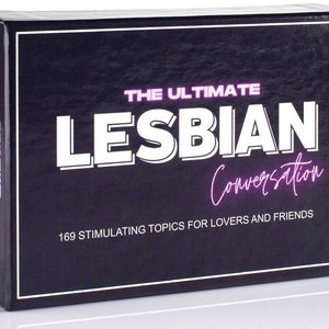 The Ultimate Lesbian Conversation- Lesbian Card Game | Game Night | Couples Game|  LGBTQ Party Game| Lesbian Gift | Lesbian Wedding Gift