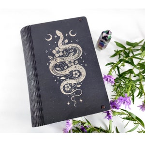 Caja de cartas de tarot de bruja, almacenamiento de baraja de tarot, caja de serpiente de bruja, regalo de Wicca
