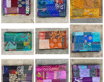 Boho Patchwork Quilt Kantha Quilt Handgefertigte Vintage Quilts Boho King Size Bettwäsche Überwurf Decke Tagesdecke Quilting Hippie Quilts zum Verkauf